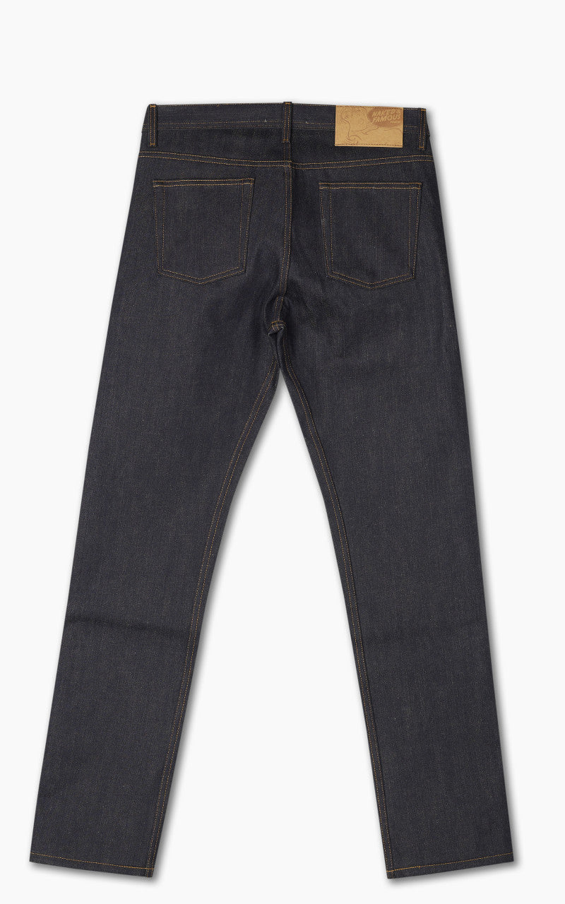 Naked & Famous Denim Weird Guy Pagoda Dyed Selvedge Indigo/Yellow 15oz