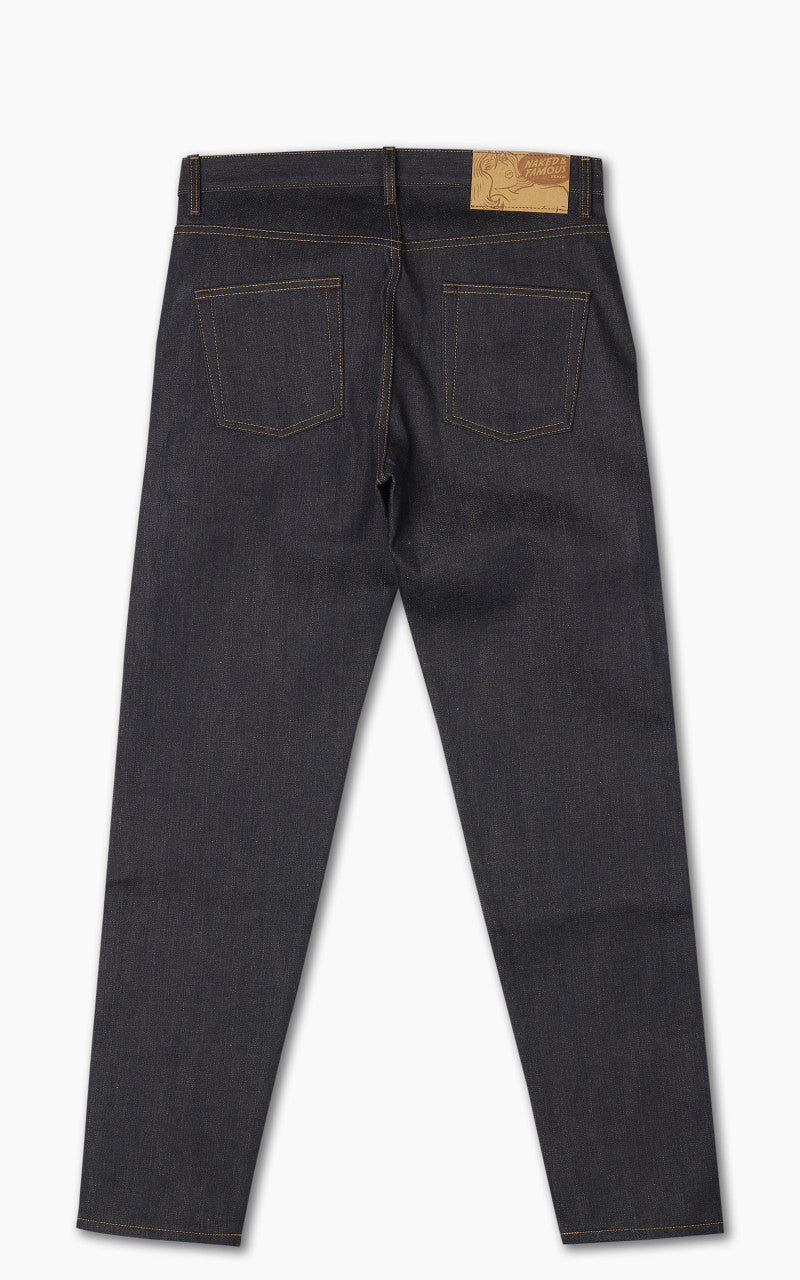 Naked & Famous Denim Easy Guy Pagoda Dyed Selvedge Indigo/Yellow 15oz