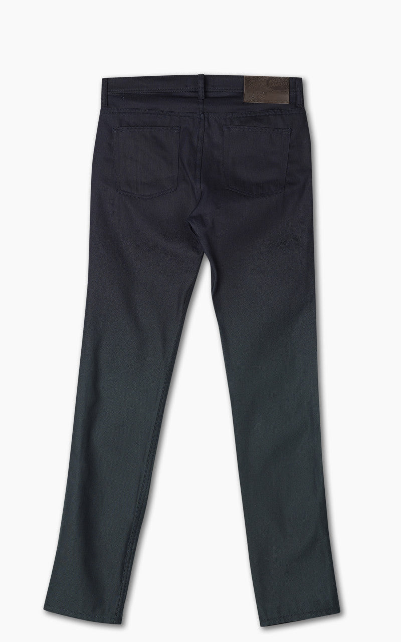 Naked & Famous Denim Weird Guy Gradient Denim Indigo Green 10oz