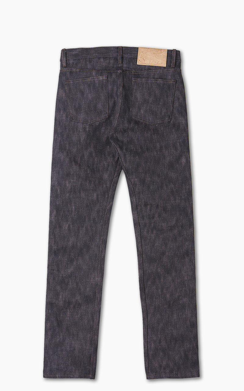 Naked & Famous Denim Weird Guy 15th Anniversary Denim Indigo x Red/White