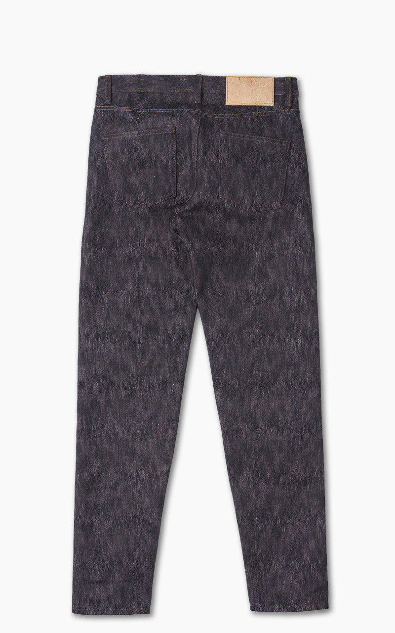 Naked & Famous Denim Easy Guy 15th Anniversary Denim Indigo x Red/White