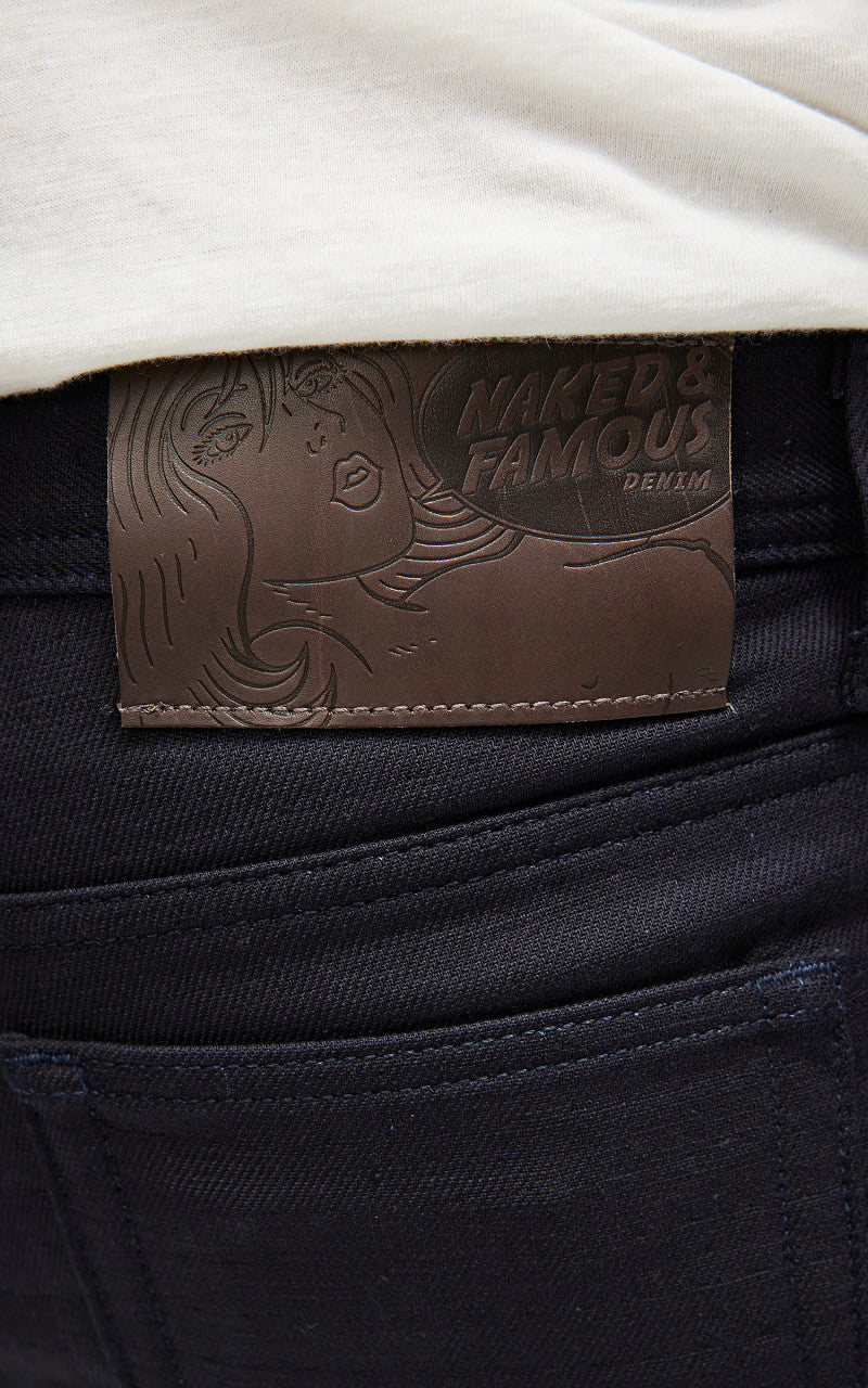 Naked & Famous Denim Weird Guy Blanket Lined Denim Indigo