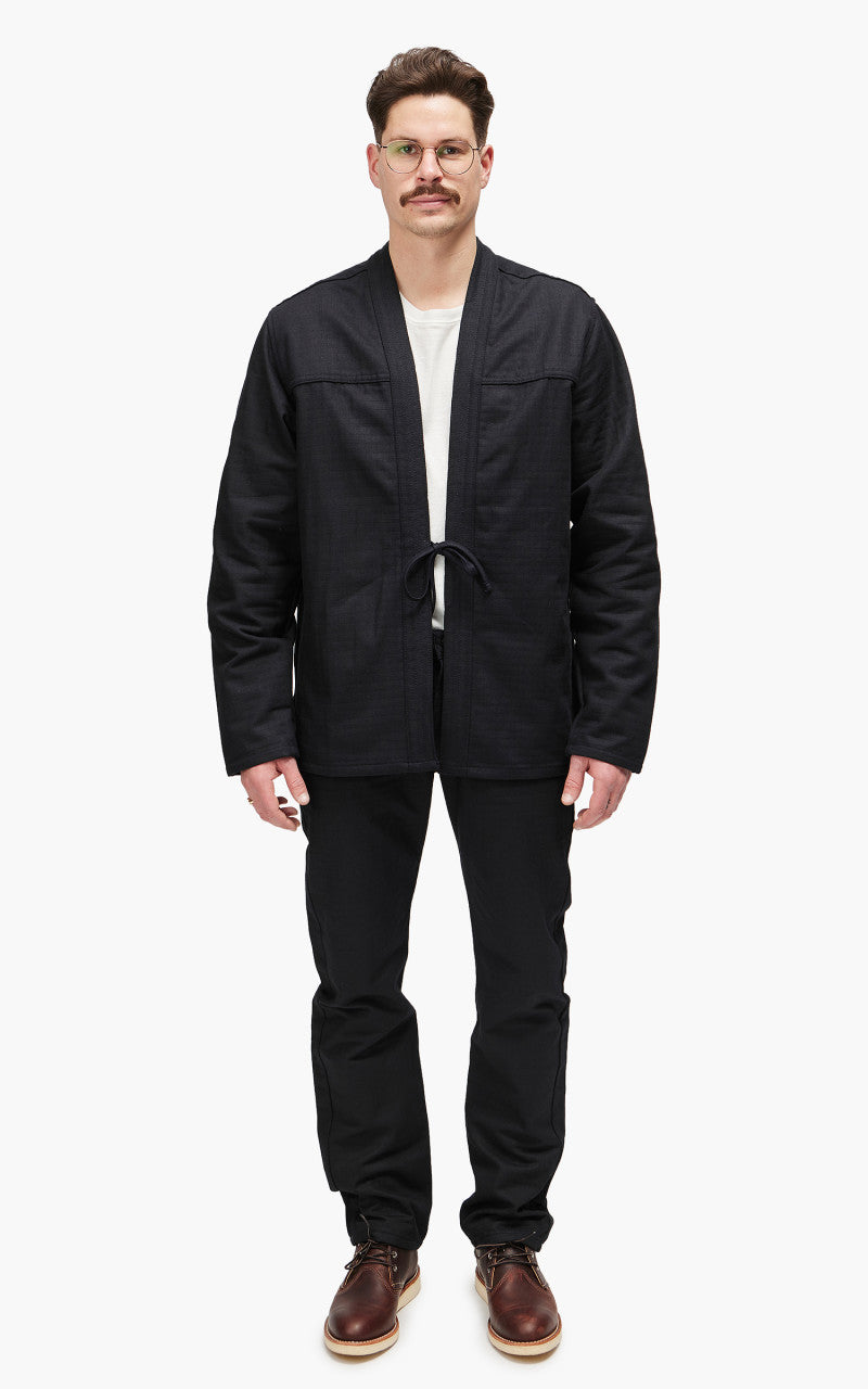 Naked & Famous Denim Kimono Shirt Blanket Lined Indigo 14.5oz