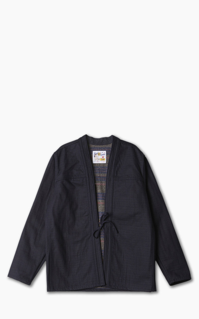 Naked & Famous Denim Kimono Shirt Blanket Lined Indigo 14.5oz
