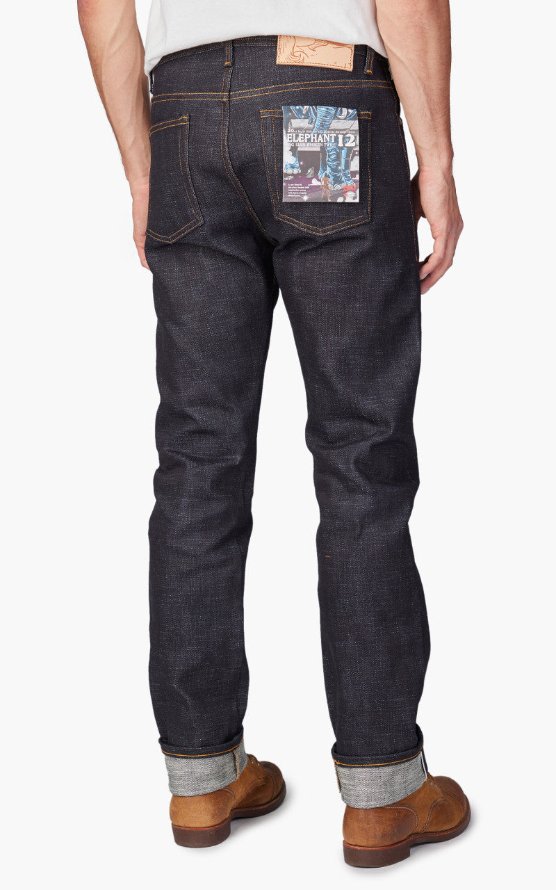 Naked & Famous Denim Weird Guy Elephant 12 Indigo 20oz