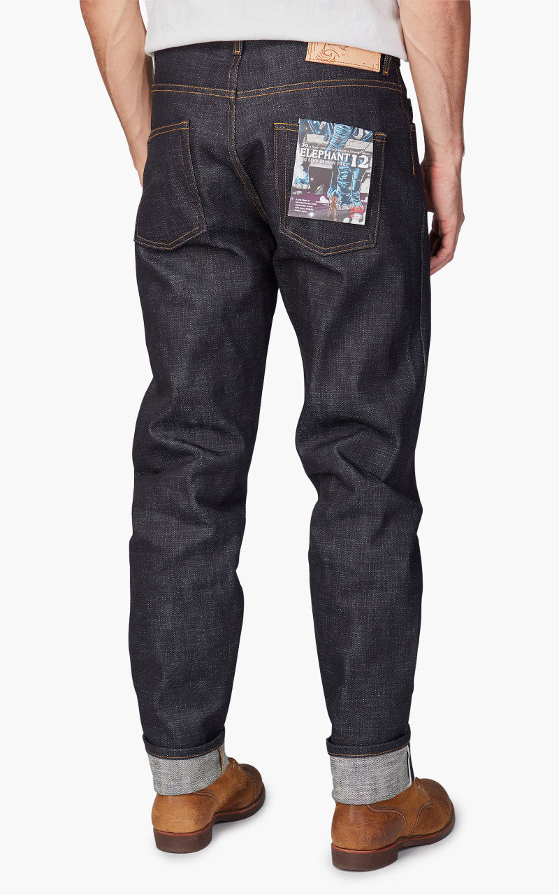 Naked & Famous Denim Easy Guy Elephant 12 Indigo 20oz