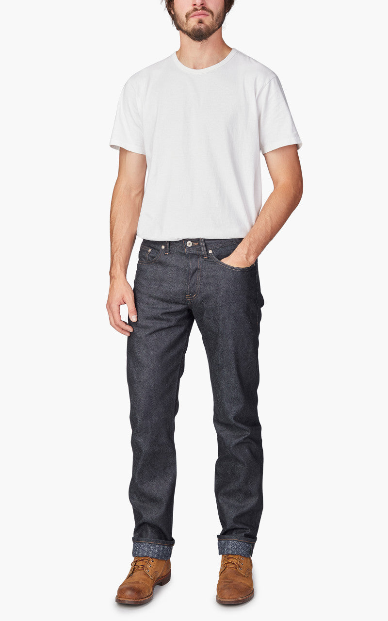 Naked & Famous Denim Weird Guy Kimono Print Selvedge
