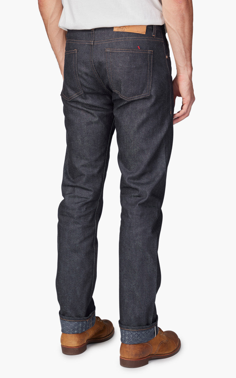 Naked & Famous Denim Weird Guy Kimono Print Selvedge