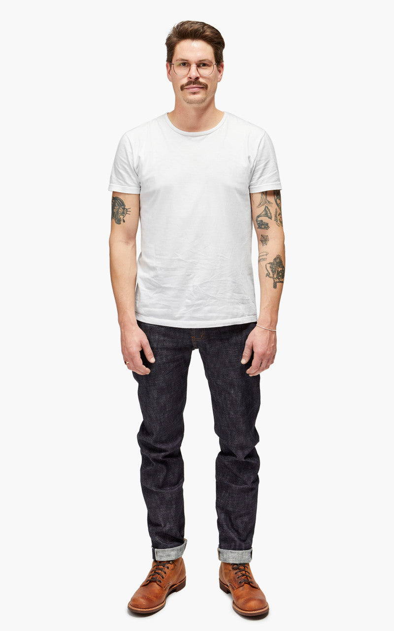 Naked & Famous Denim Super Guy Fire Bird Selvedge