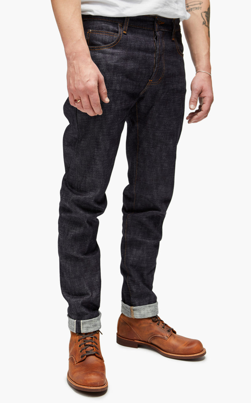 Naked & Famous Denim Super Guy Fire Bird Selvedge