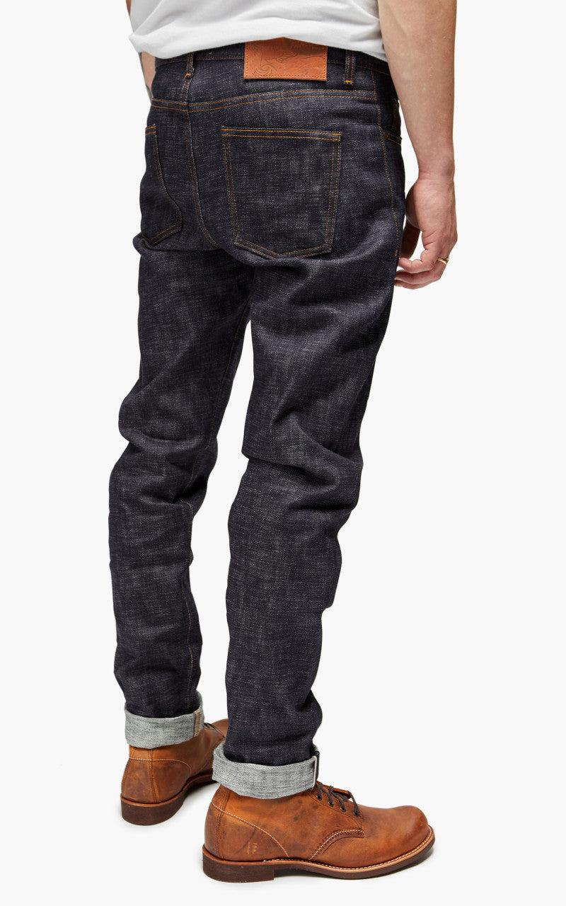 Naked & Famous Denim Super Guy Fire Bird Selvedge