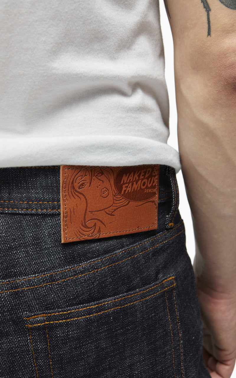 Naked & Famous Denim Weird Guy Fire Bird Selvedge