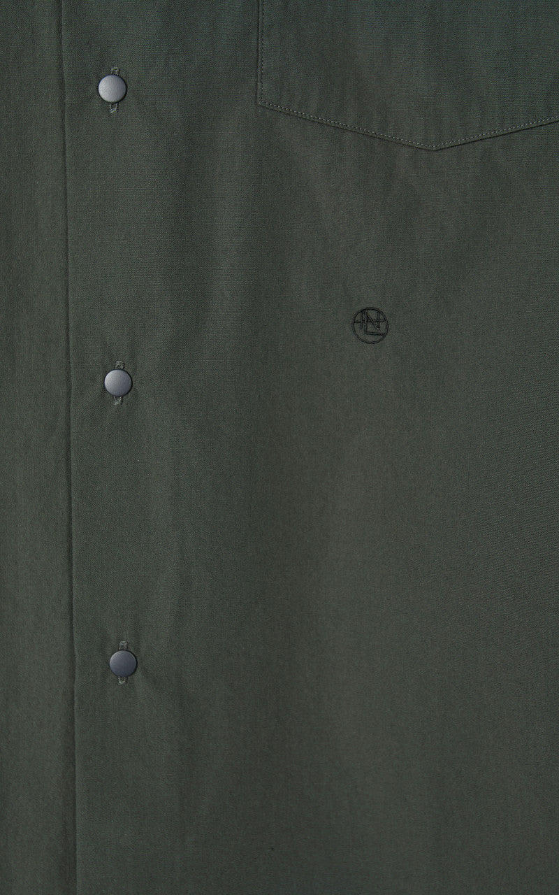 Nanamica Regular Collar Wind Shirt Charcoal