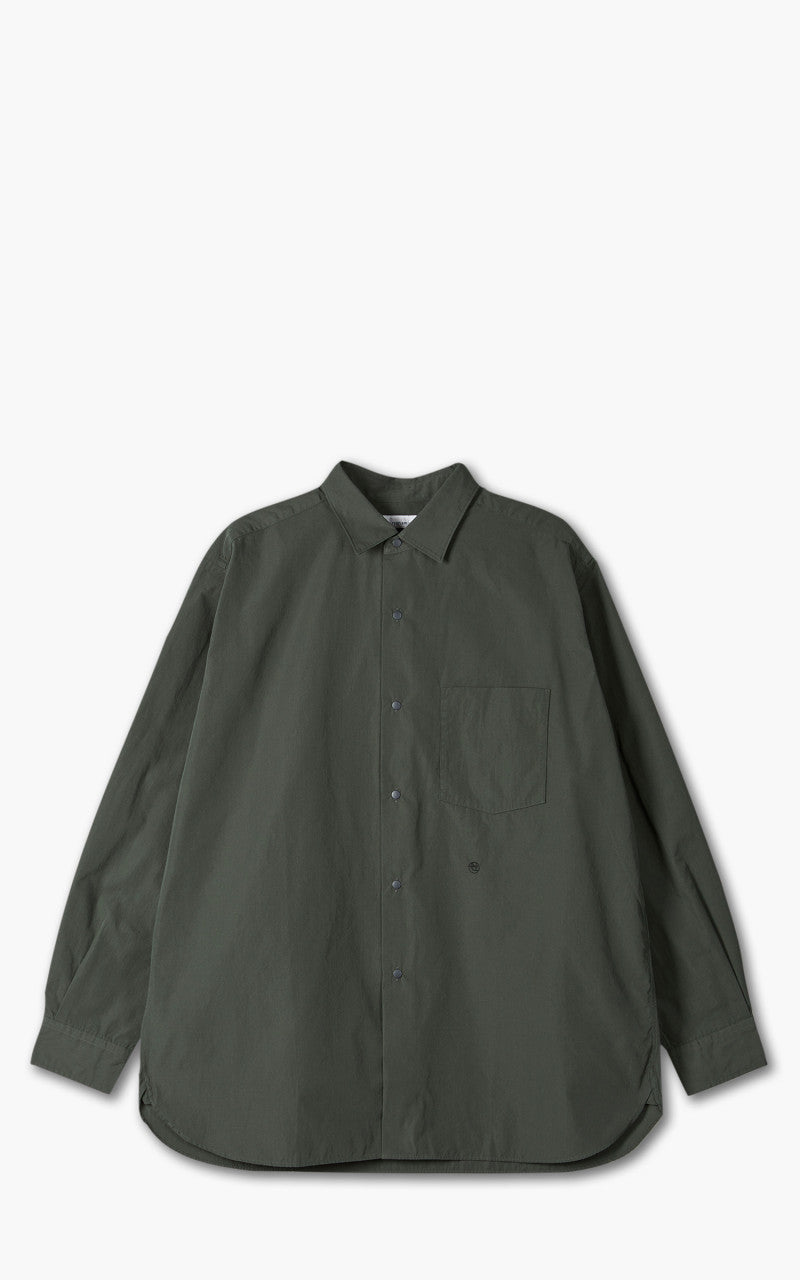 Nanamica Regular Collar Wind Shirt Charcoal