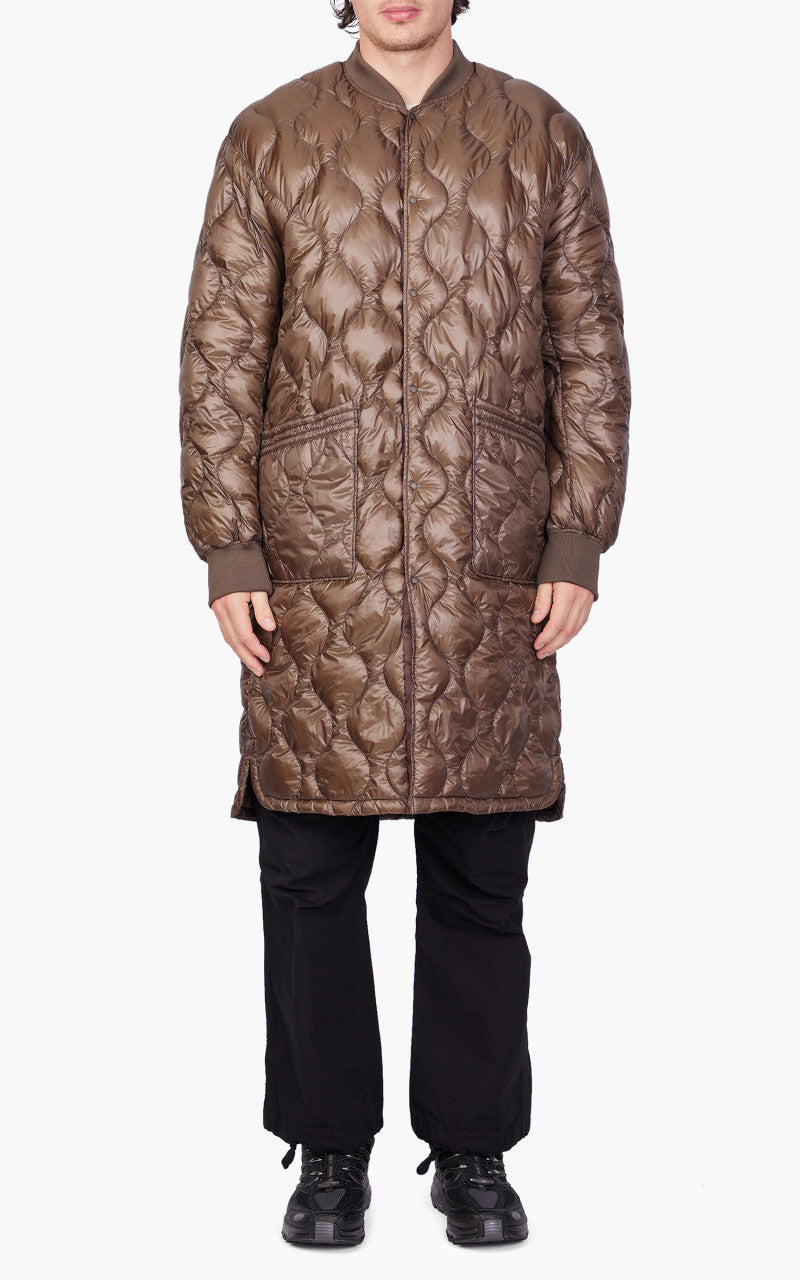 Nanga Onion Quilt Down Half Coat Mocha