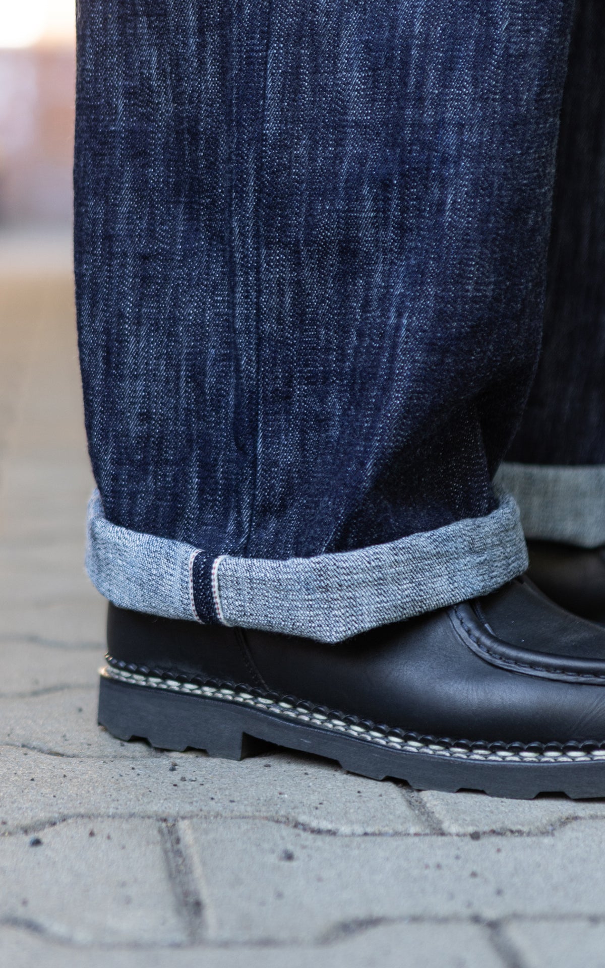 NBDN x CULTIZM "LOKI Selvedge" Wide Straight Jeans Indigo 19oz