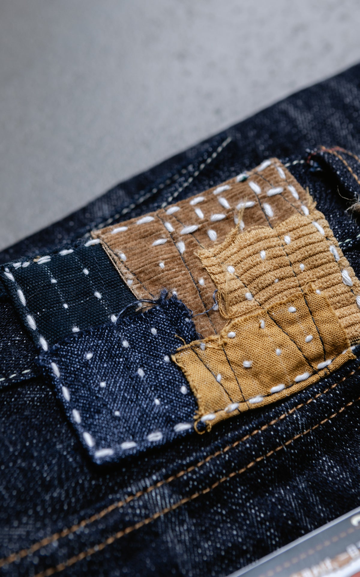 NBDN x CULTIZM "LOKI Selvedge" Wide Straight Jeans Indigo 19oz