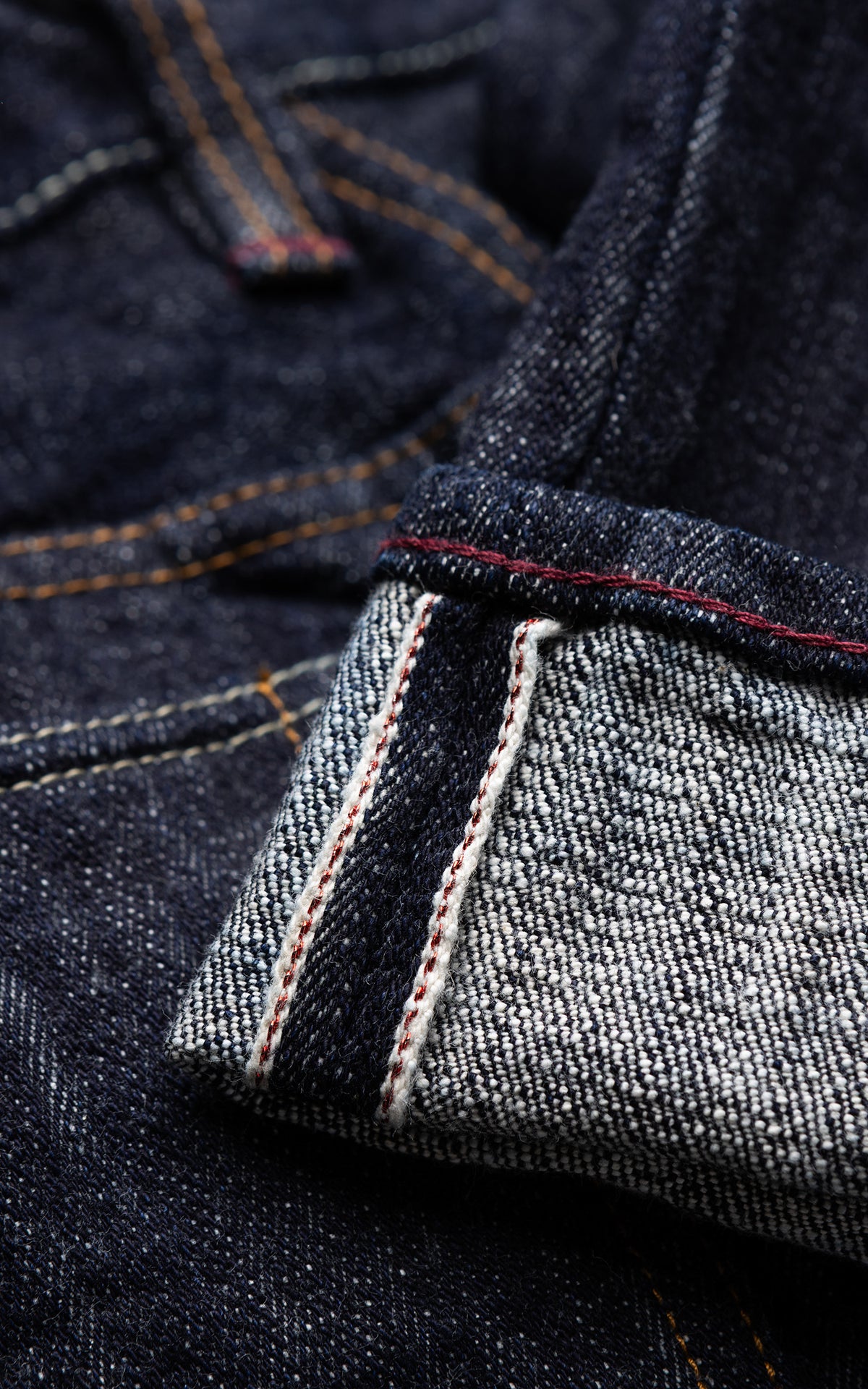 NBDN x CULTIZM "LOKI Selvedge" Wide Straight Jeans Indigo 19oz