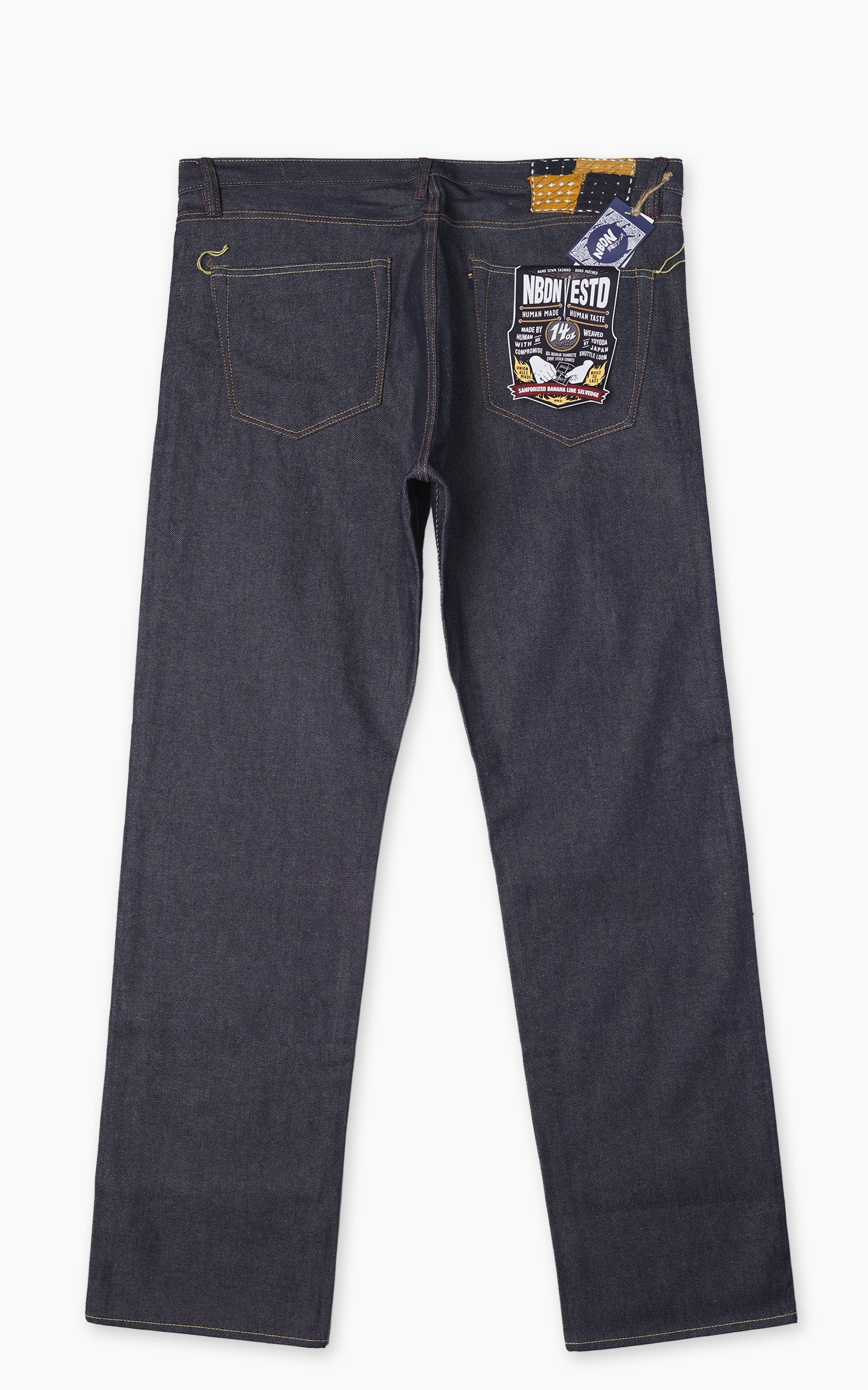 NBDN ESTD 011 Banana Line II Regular Straight Selvedge Jeans Indigo 14oz