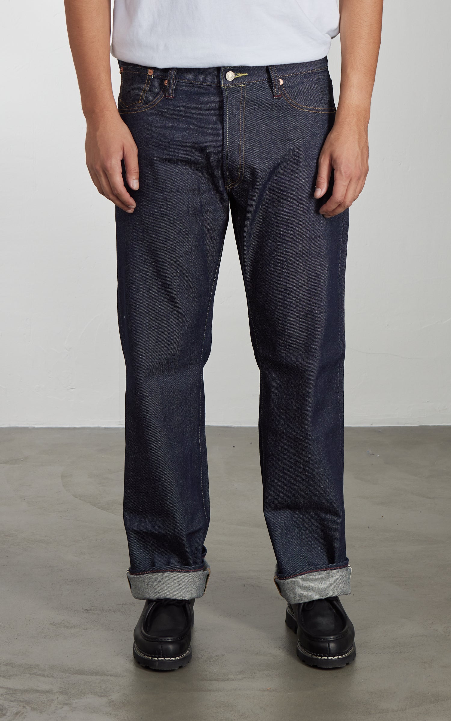 NBDN ESTD 011 Banana Line II Regular Straight Selvedge Jeans Indigo 14oz