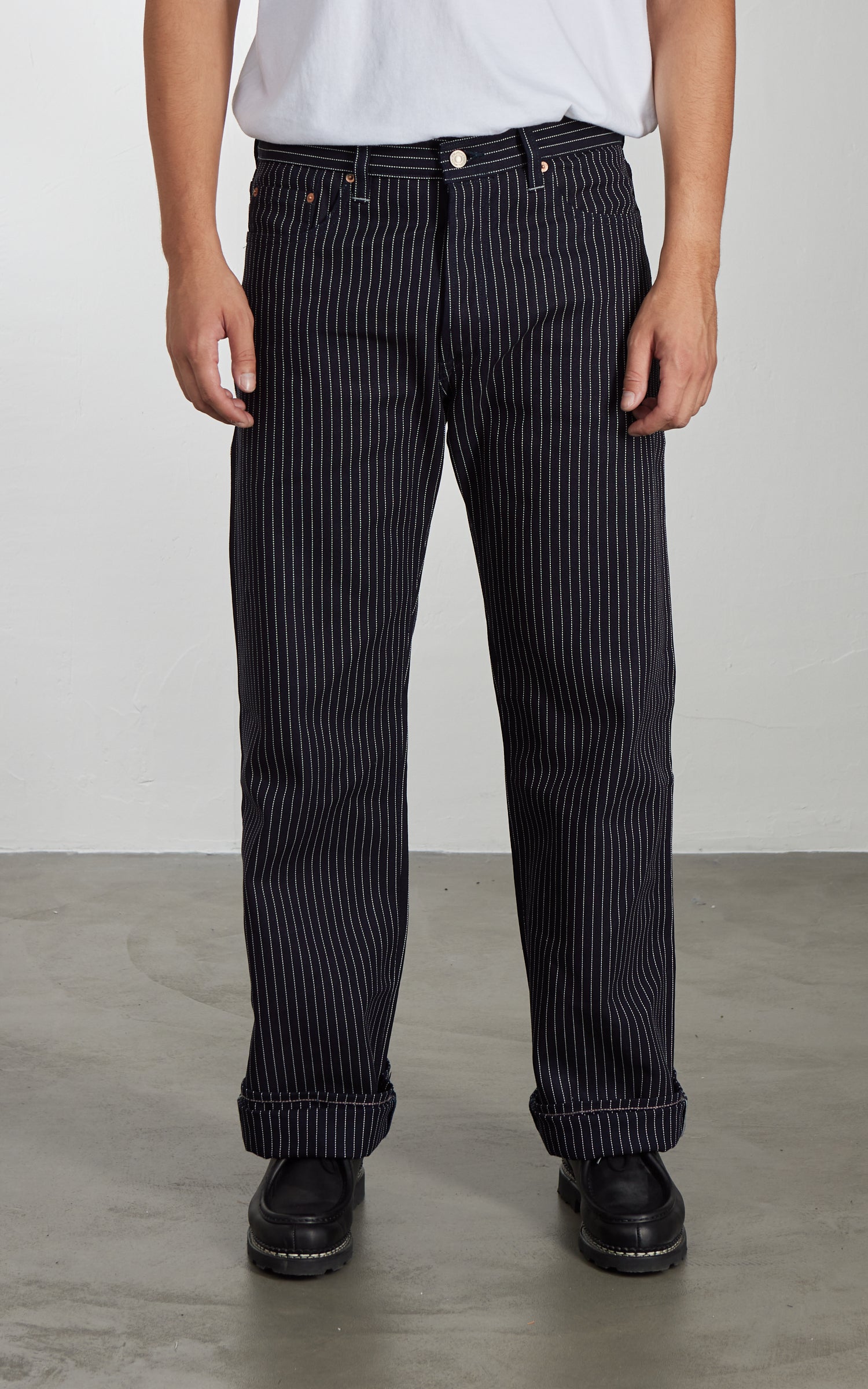 NBDN Peach 003 Regular Straight Woven Wabash Canvas Duck 14oz