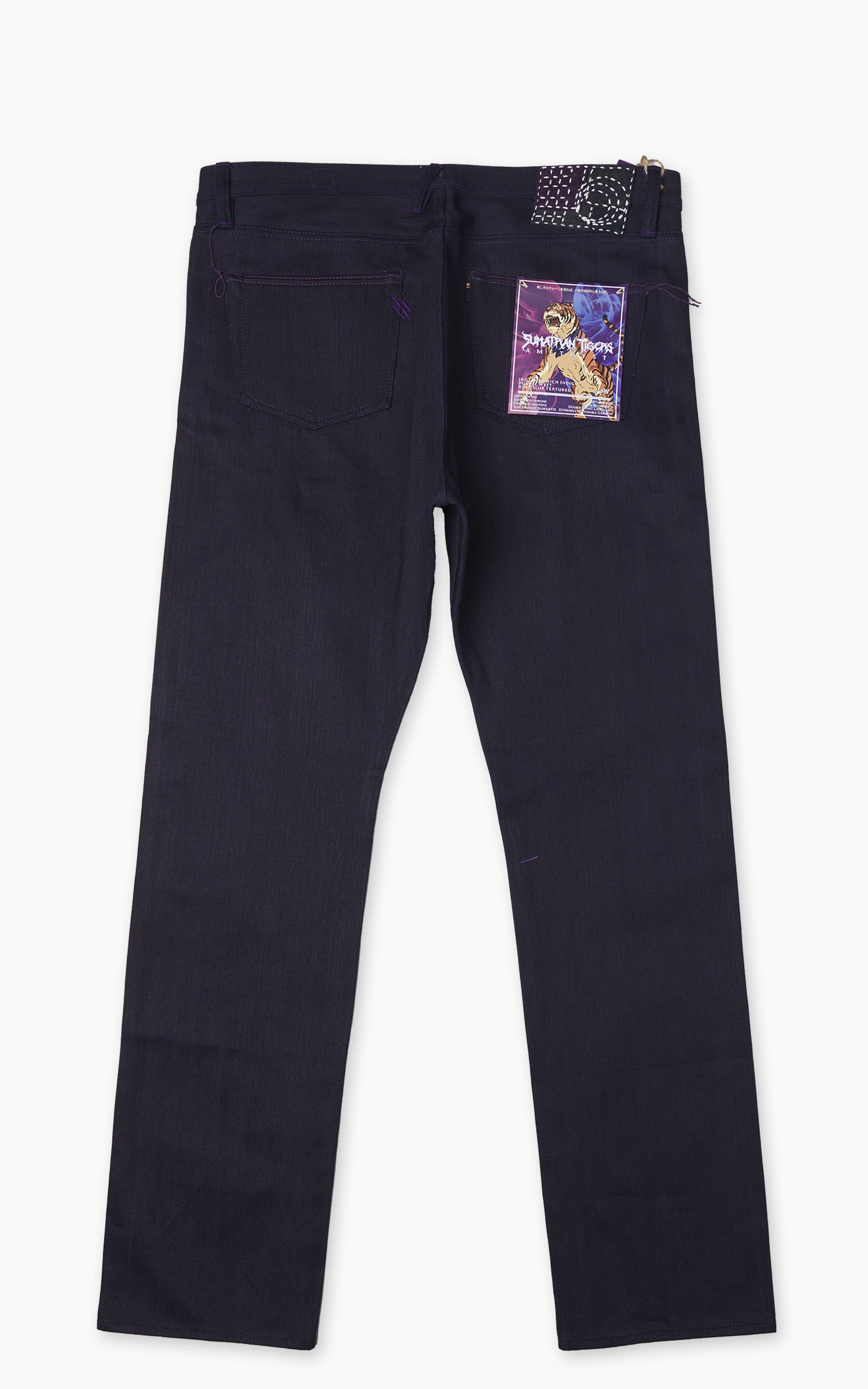 NBDN Sumatran Tigers XI Amethyst Slim Straight Selvedge Jeans Indigo 16oz