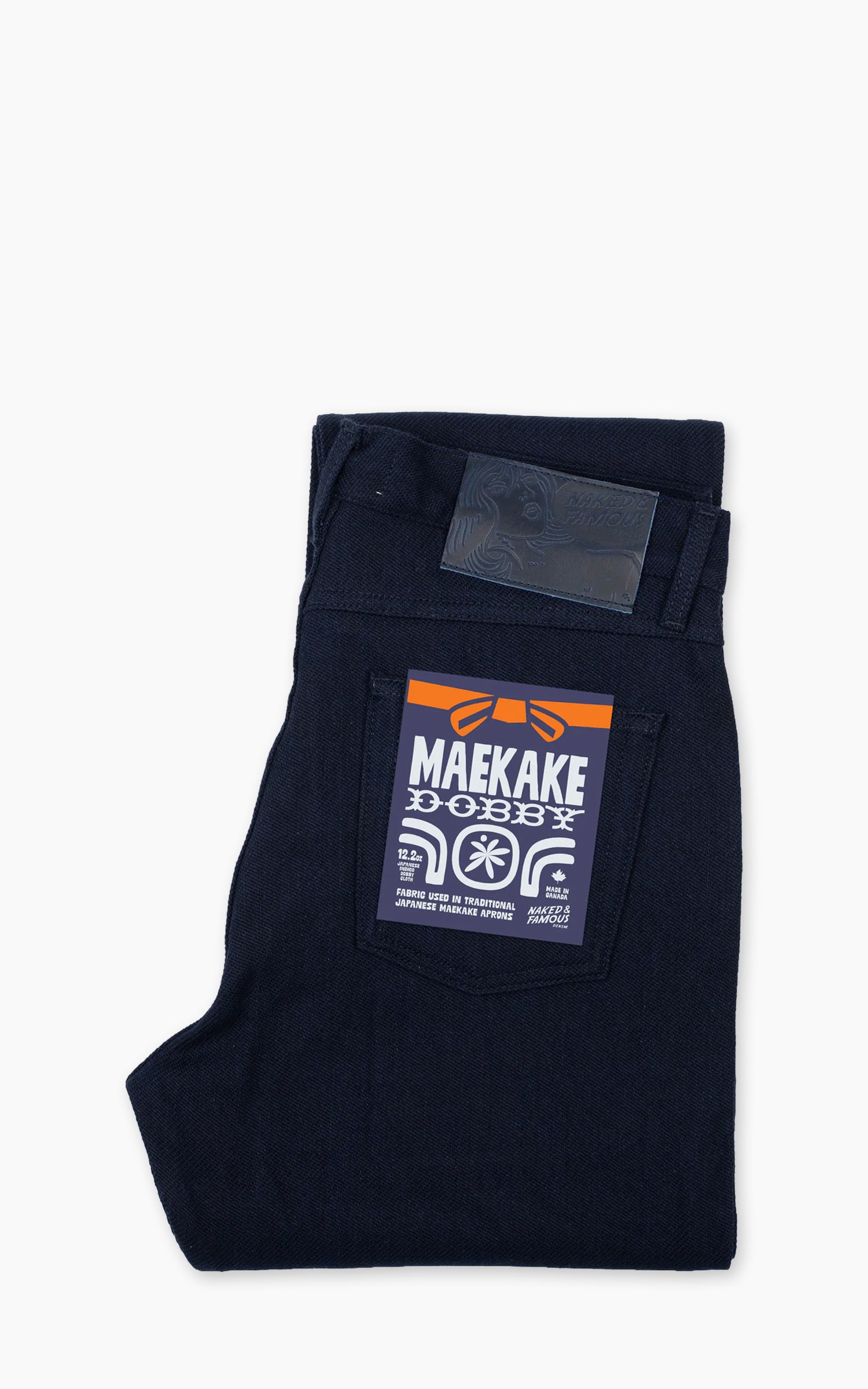 Naked & Famous Denim True Guy Maekake Dobby Indigo