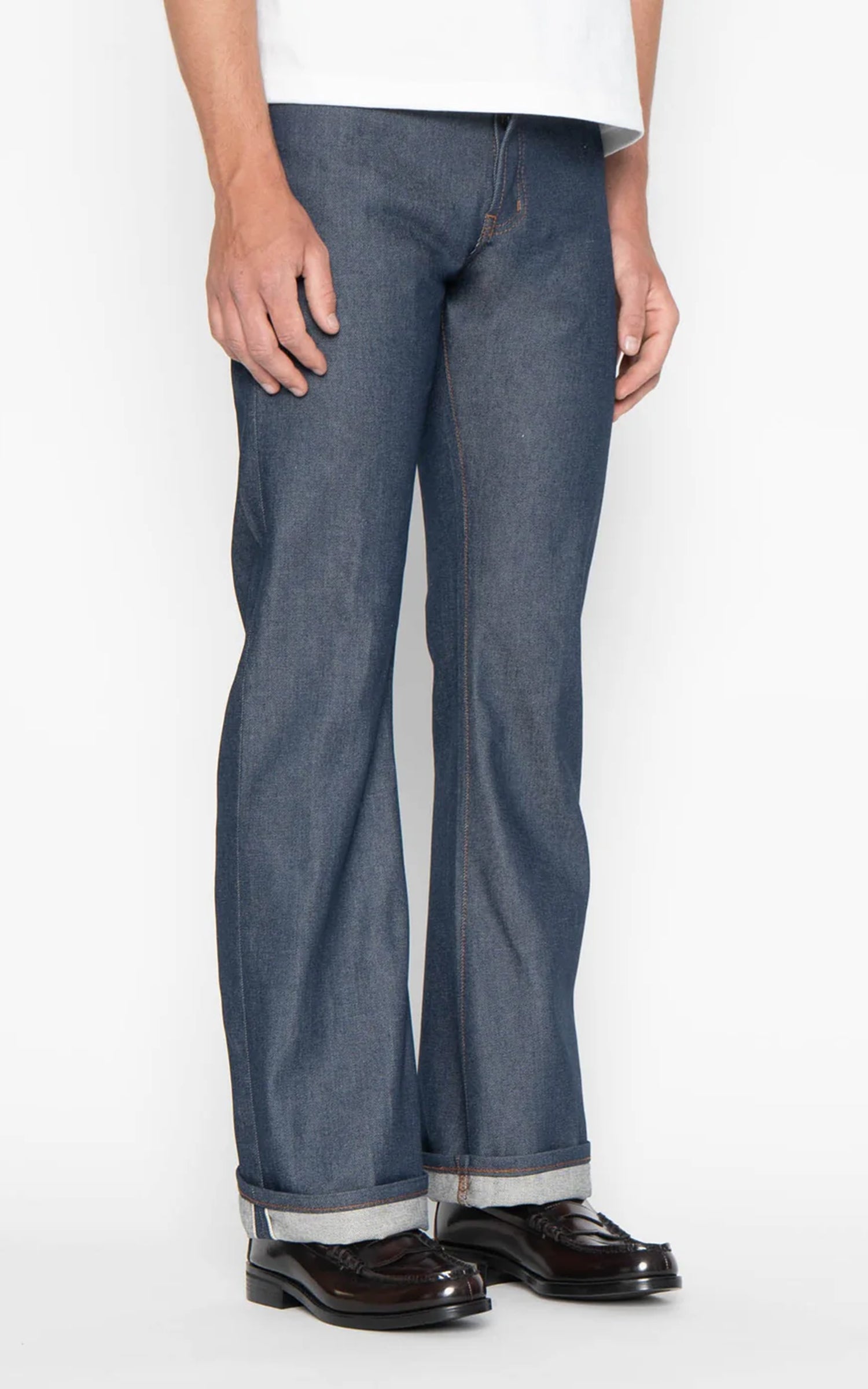 Naked & Famous Denim Groovy Guy Natural Indigo Selvedge 12.5oz