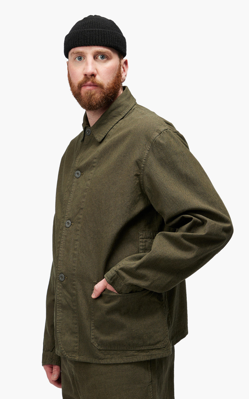 Nigel Cabourn Navvie Blazer Cotton Broken Twill Army