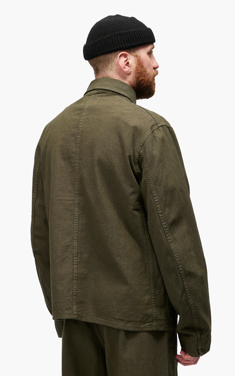 Nigel Cabourn Navvie Blazer Cotton Broken Twill Army