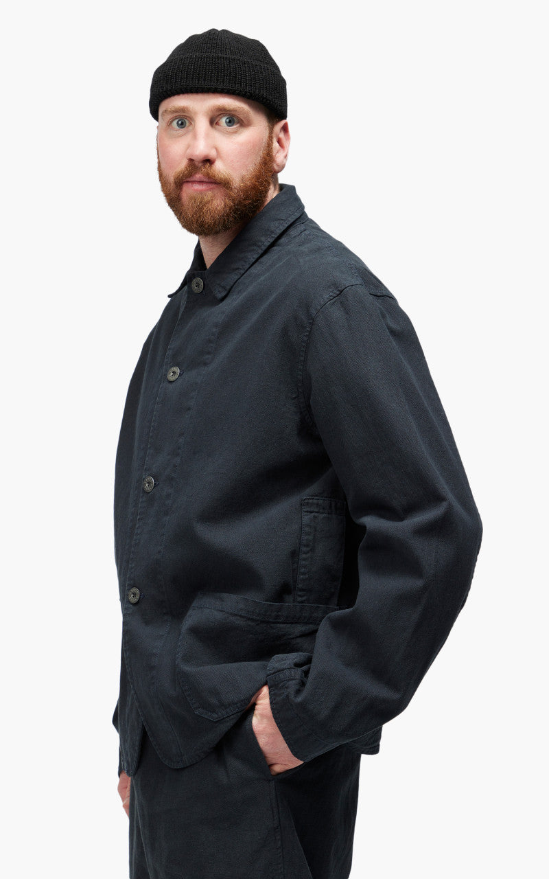 Nigel Cabourn Navvie Blazer Cotton Broken Twill Navy