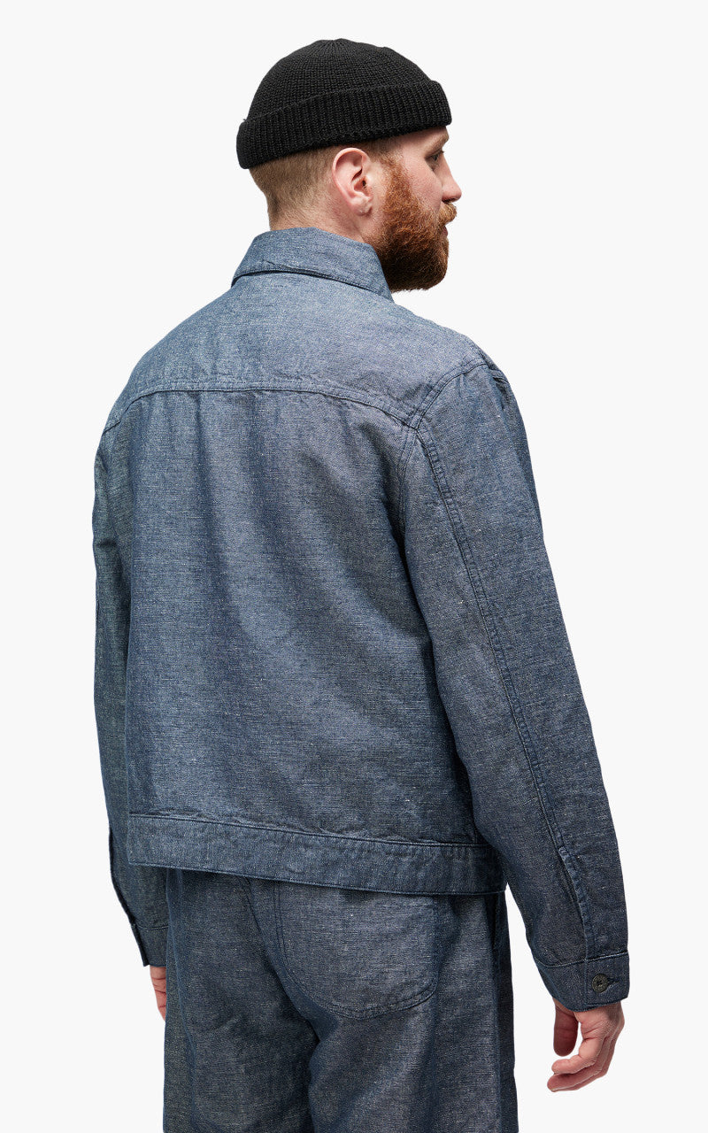 Nigel Cabourn Japanese Type 1 Cotton/Linen Jacket Navy