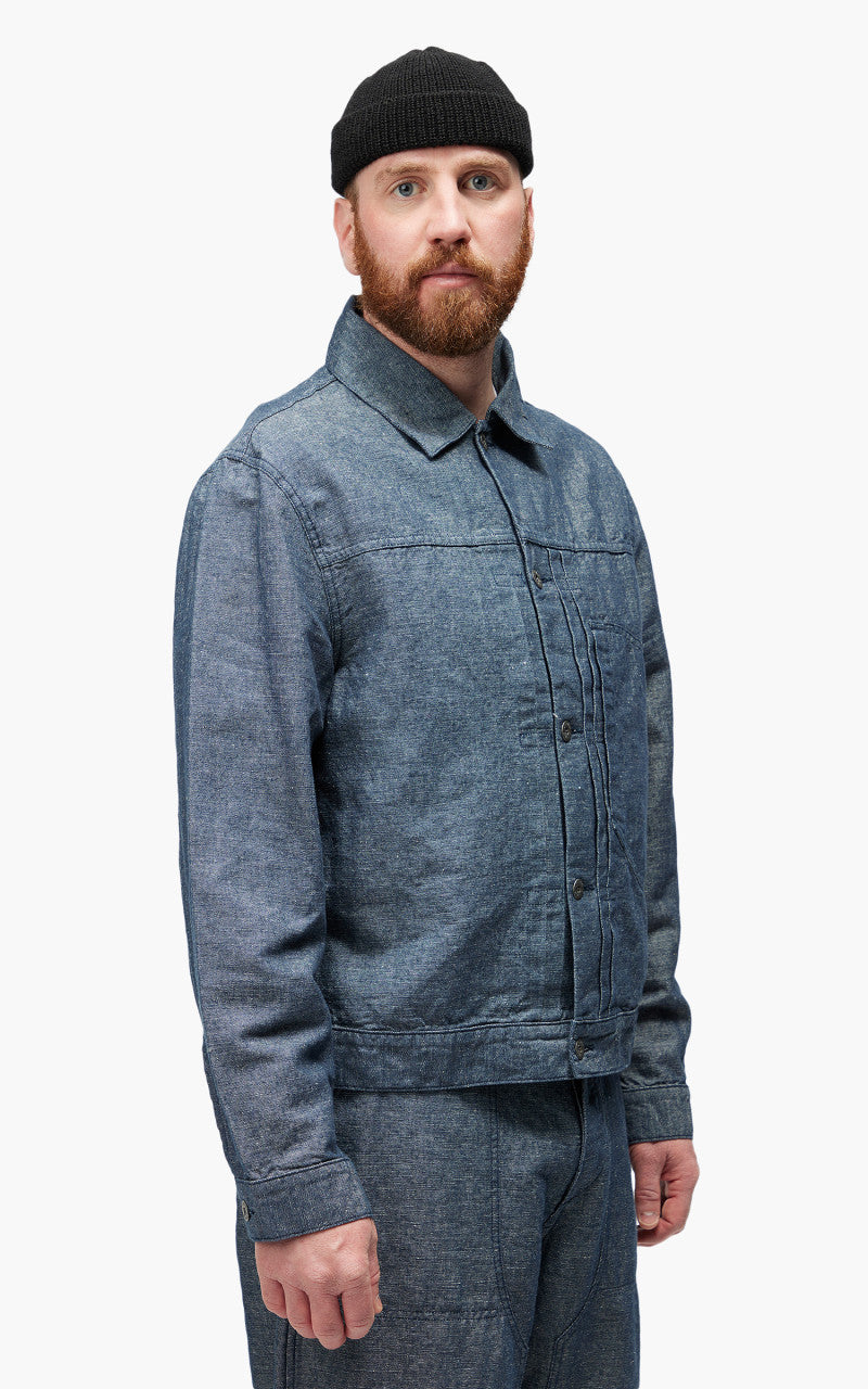 Nigel Cabourn Japanese Type 1 Cotton/Linen Jacket Navy