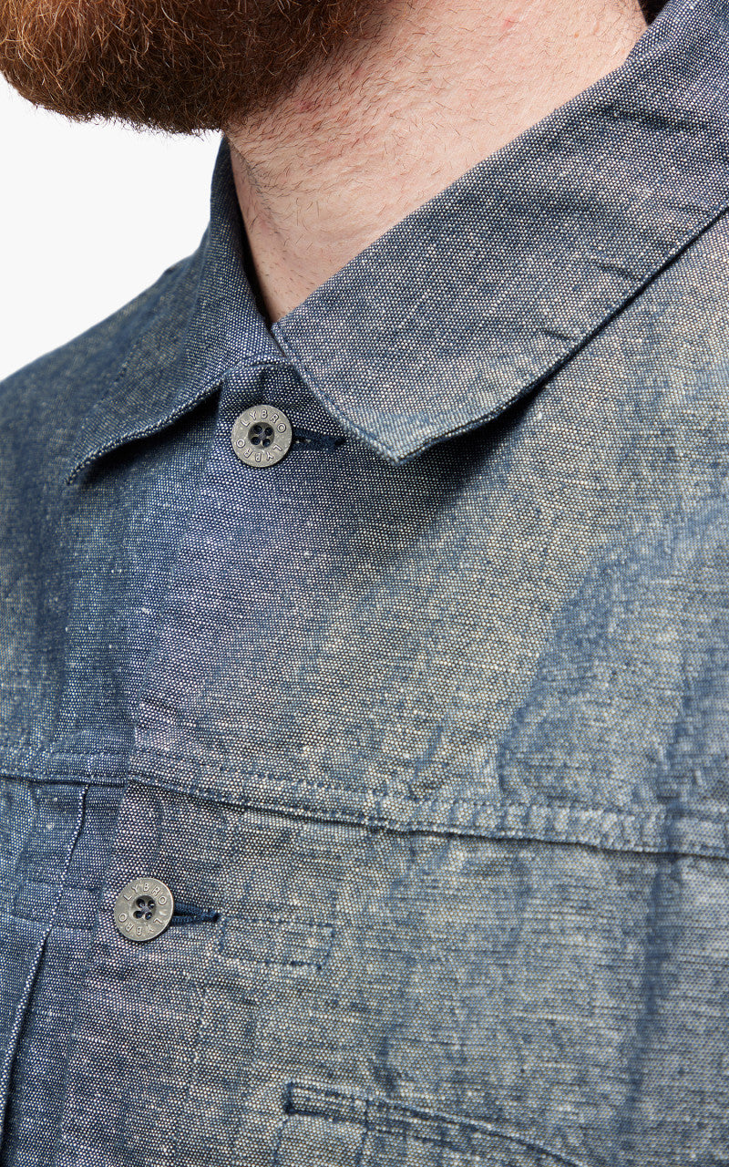 Nigel Cabourn Japanese Type 1 Cotton/Linen Jacket Navy