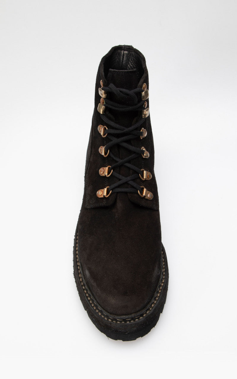 Guidi NT19V Wedged Boots Calf Reverse Black