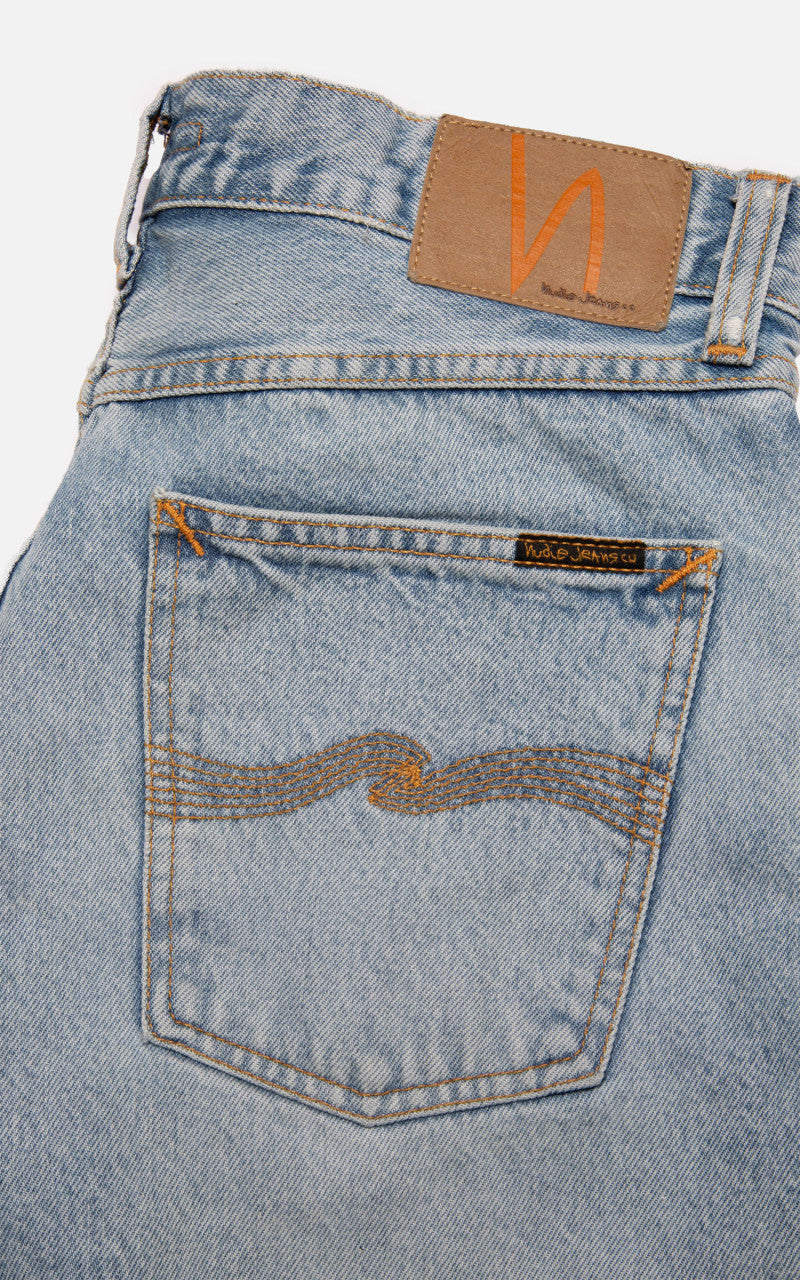 Nudie Jeans Seth Denim Shorts Sea Salt