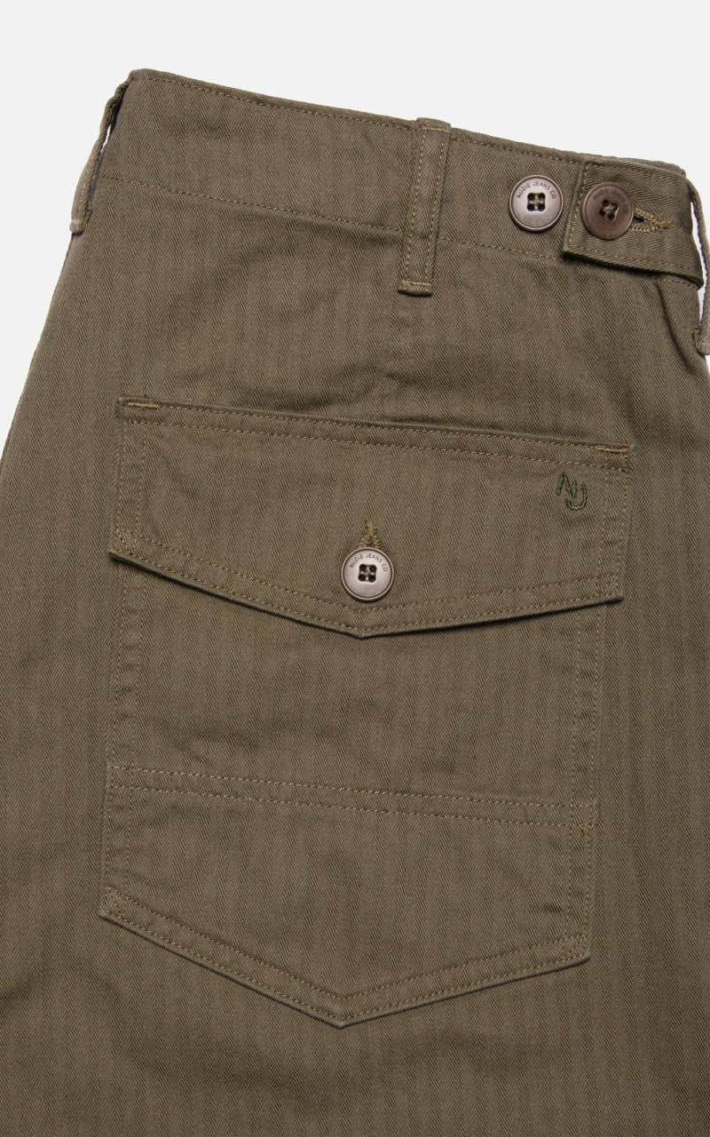 Nudie Jeans Tuff Tony Fatigue Pants Olive