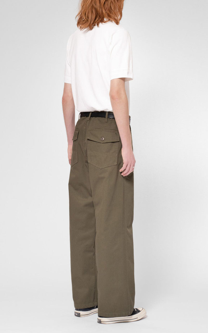 Nudie Jeans Tuff Tony Fatigue Pants Olive
