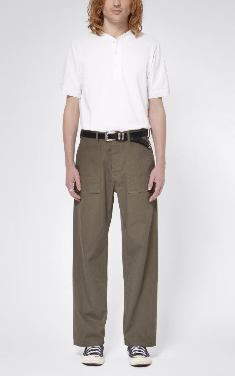 Nudie Jeans Tuff Tony Fatigue Pants Olive
