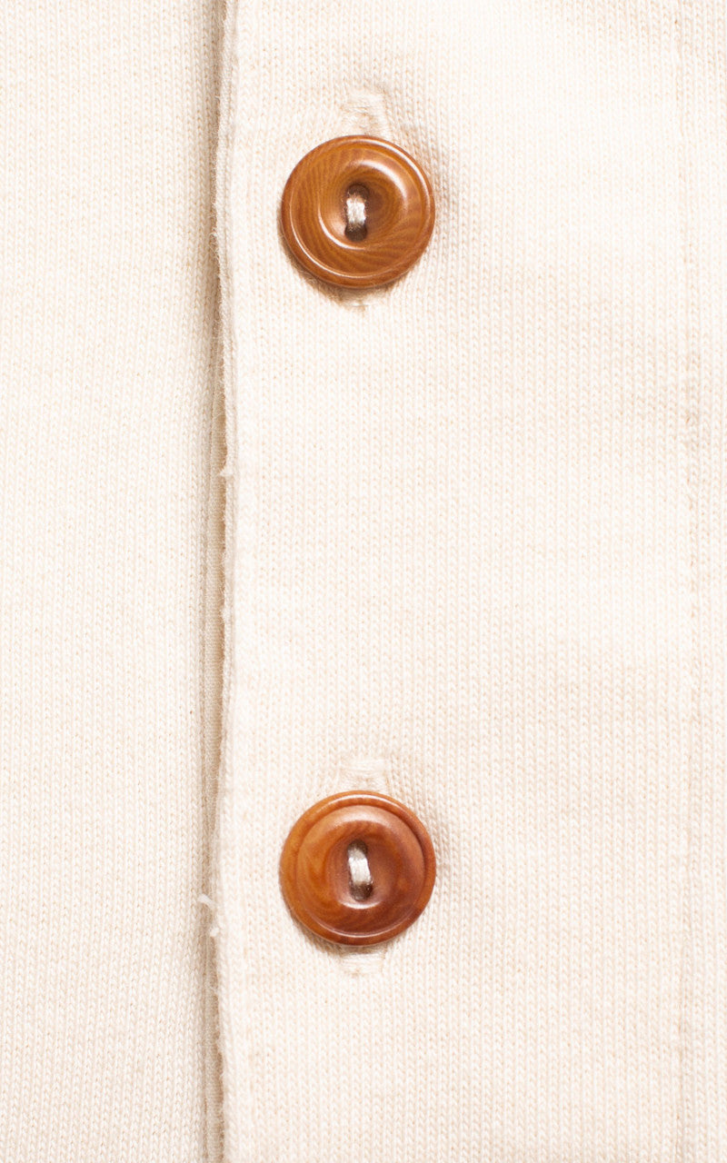 Nudie Jeans LS Henley Ecru