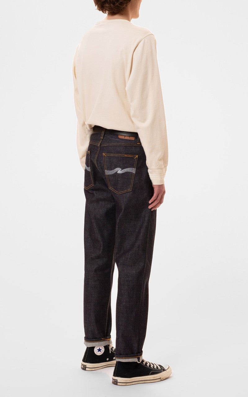 Nudie Jeans LS Henley Ecru