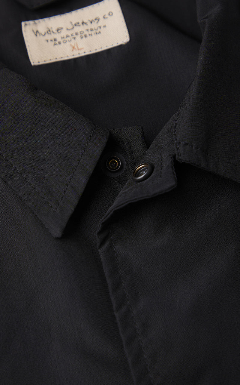 Nudie Jeans Josef Coach Jacket Black