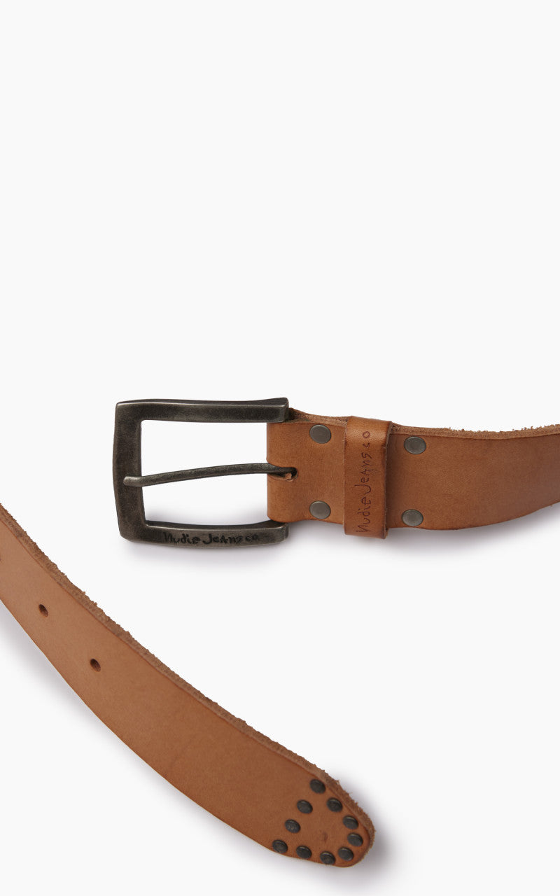 Nudie Jeans Stevesson Belt Studs Natural