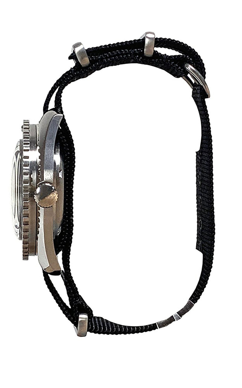 Naval Watch Company MIL-05 Automatic Royal Military Diver Watch Silver/Black