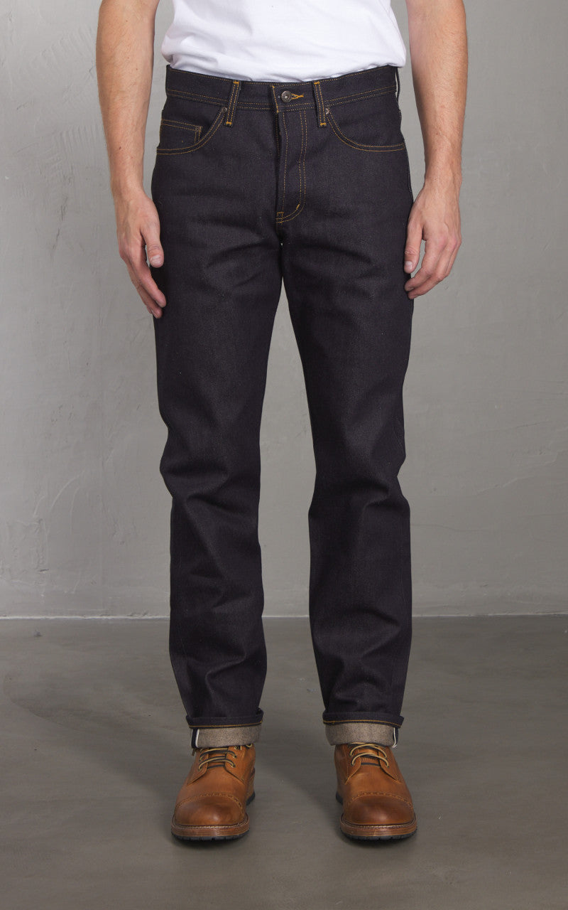Naked & Famous Denim Weird Guy All Natural Foxfibre® Selvedge Indigo 15oz