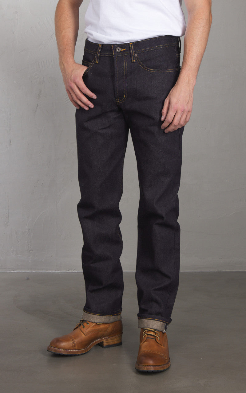 Naked & Famous Denim Weird Guy All Natural Foxfibre® Selvedge Indigo 15oz
