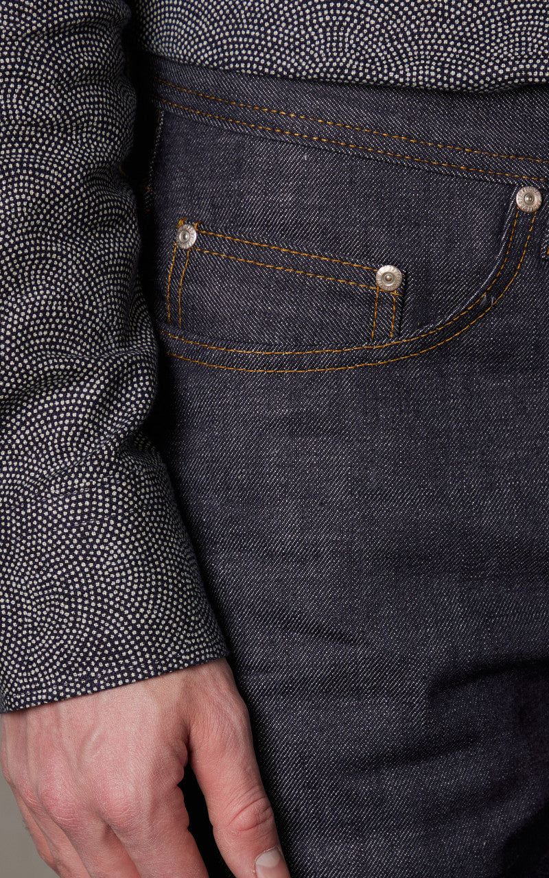 Naked & Famous Denim Weird Guy Tried & True Selvedge Indigo