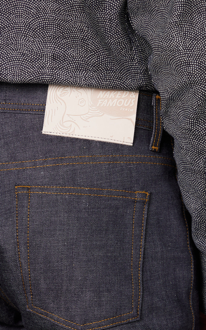Naked & Famous Denim Weird Guy Tried & True Selvedge Indigo