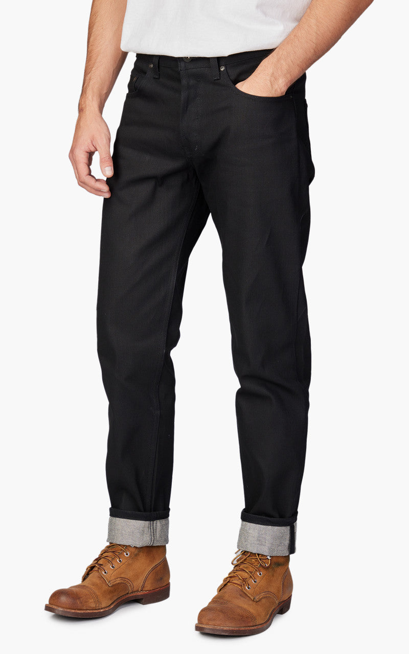 Naked & Famous Denim Weird Guy Sumi Ink Coated Selvedge 13oz