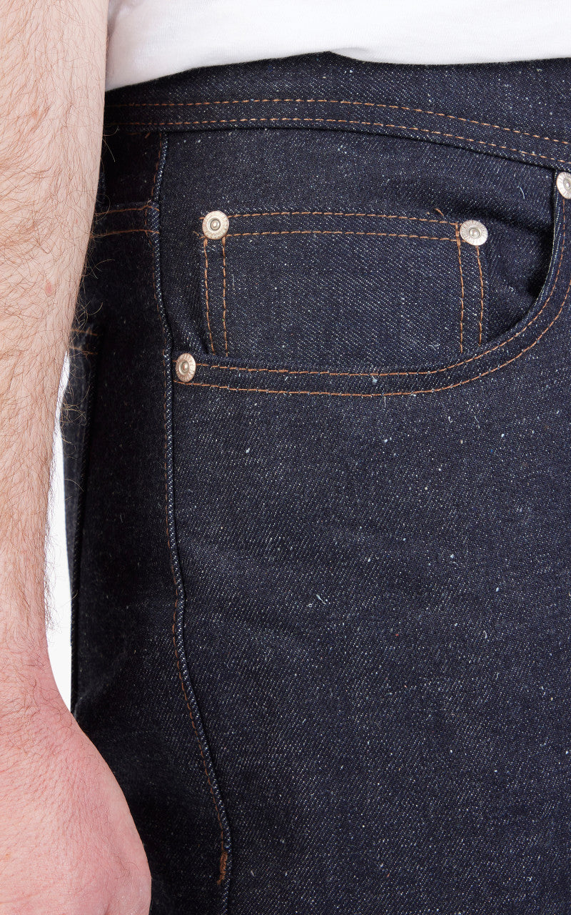 Naked & Famous Denim Weird Guy Recycled Kimono Weft Selvedge